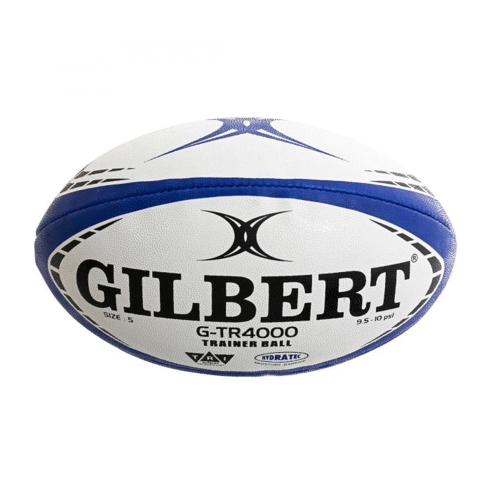 Ballon rugby Gilbert G-TR4000 marine taille 5 vue profil