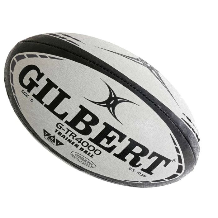 Ballon rugby Gilbert G-TR4000 taille 3 caoutchouc synthétique cousu main