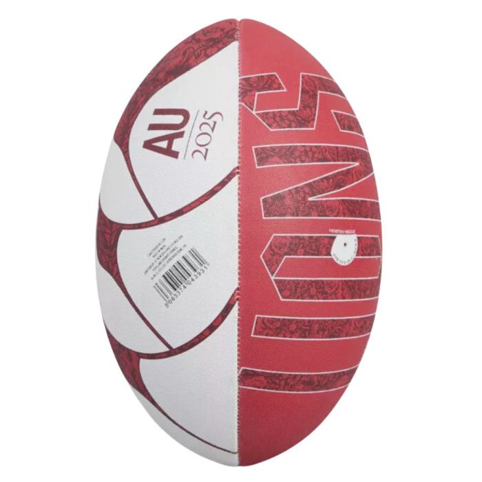 Ballon rugby Thrillseeker British Irish Lions Canterbury rouge blanc