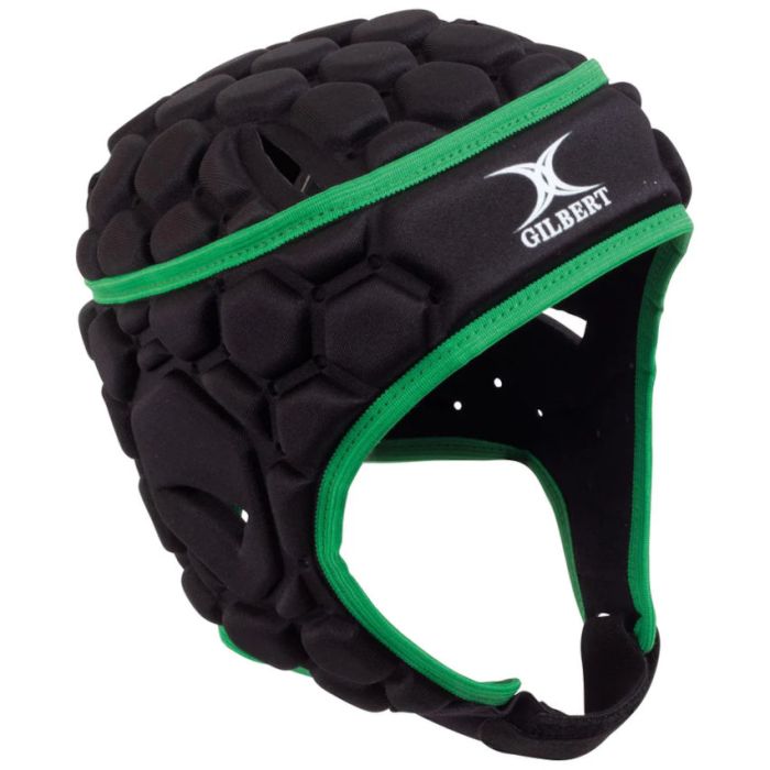 Casque rugby XP 250  NOIR/VERT - GILBERT