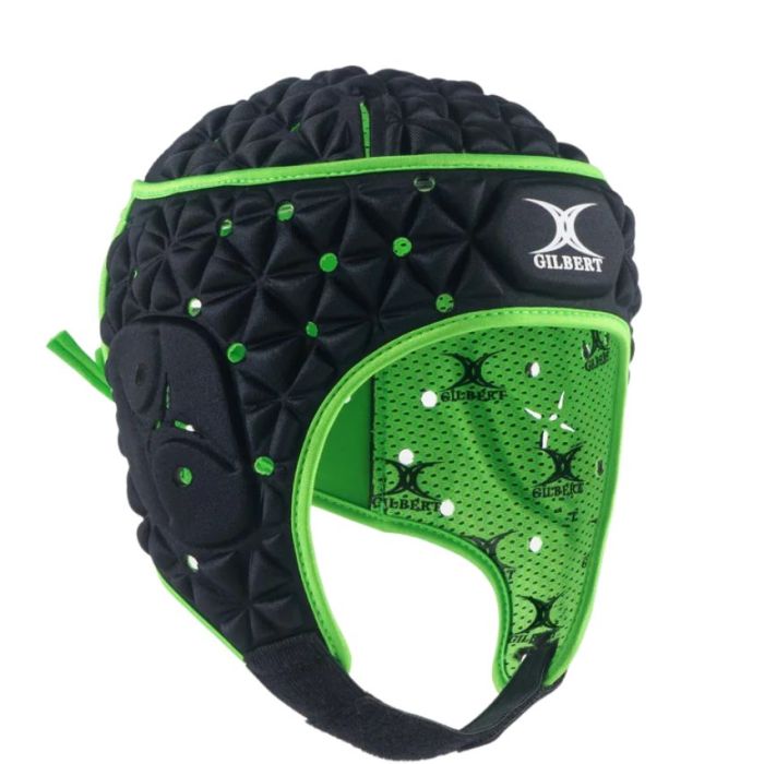 Casque Rugby Ignite Noir/Vert - Gilbert
