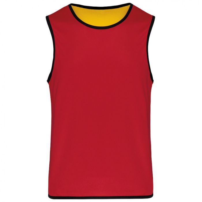 Chasuble Rugby Réversible Enfant ROUGE/JAUNE - PROACT