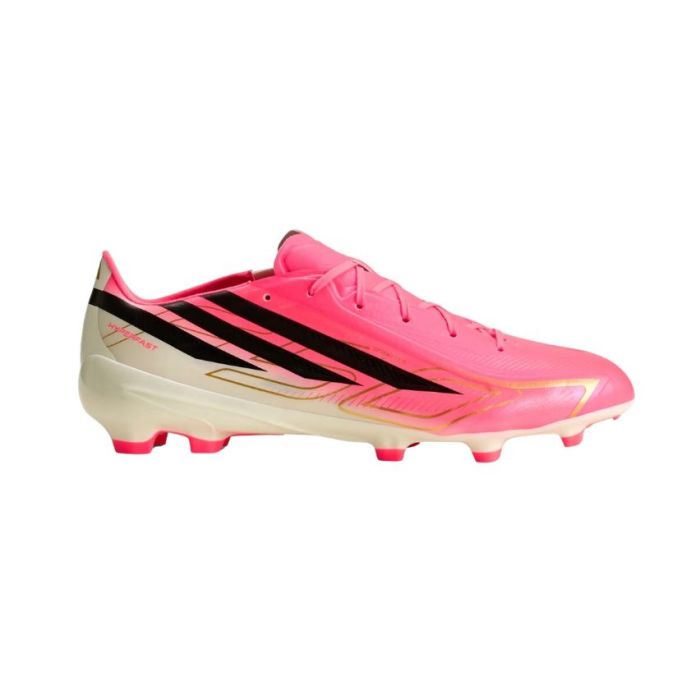 Chaussure Adidas F50 Hyperfast League rose vue latérale droite