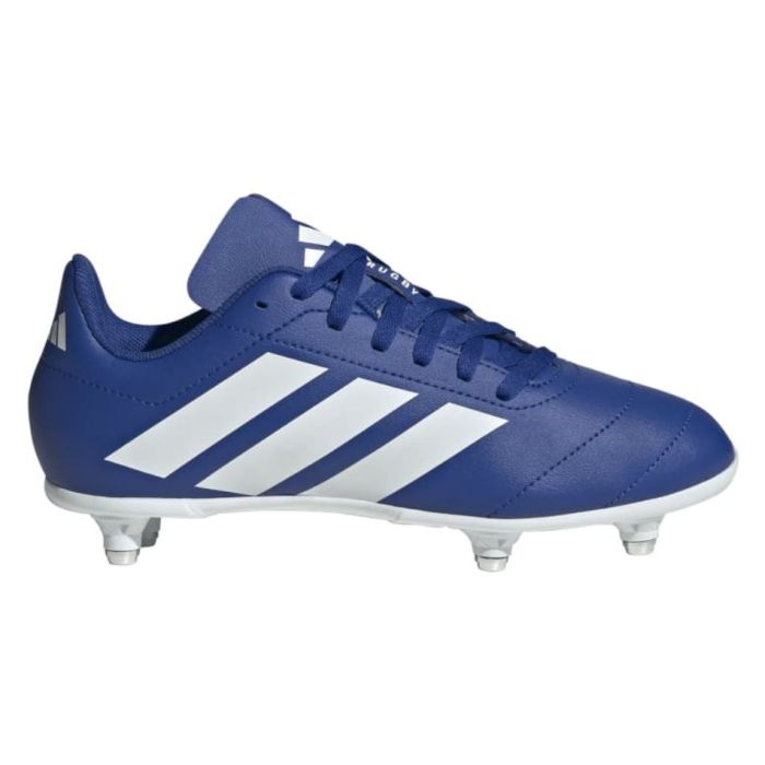 Chaussure rugby Adidas enfant SG bleu royal vue latérale