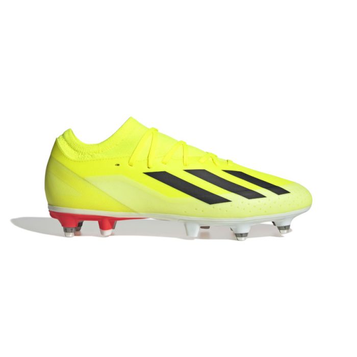Chaussures Rugby X CrazyFast League SG Crampons Hybrides Tout Terrain Jaune - Adidas 