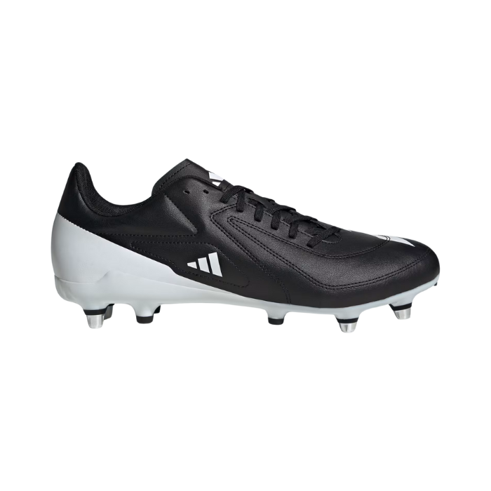 Chaussures Rugby RS15 Arrières (SG) Crampons hybrides Terrain Gras Black/ White - Adidas