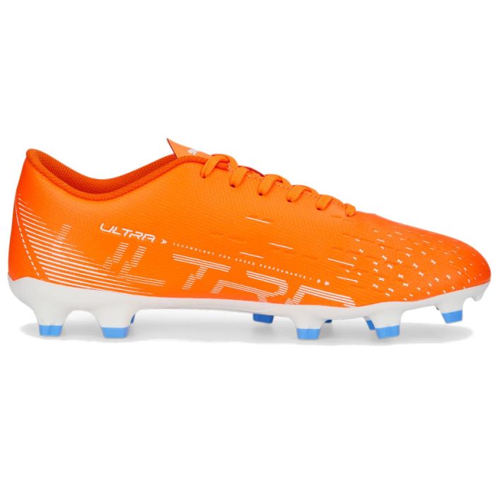 Chaussures Rugby Ultra Play FG Crampons Moulés Terrain Sec Orange - Puma