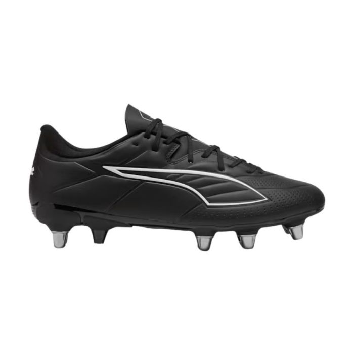 Chaussure rugby Puma Avant II H8 noire crampons vissés profil latéral
