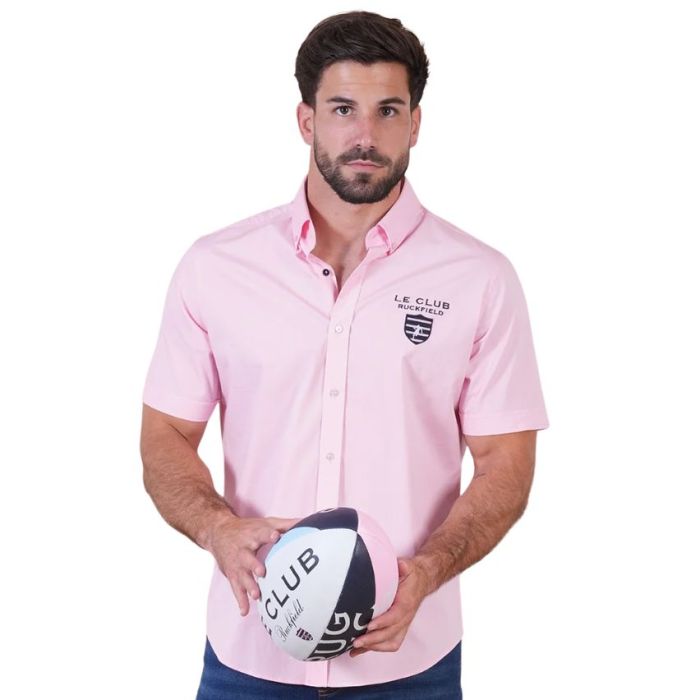 Chemisette Rugby Le Club Rose - Ruckfield