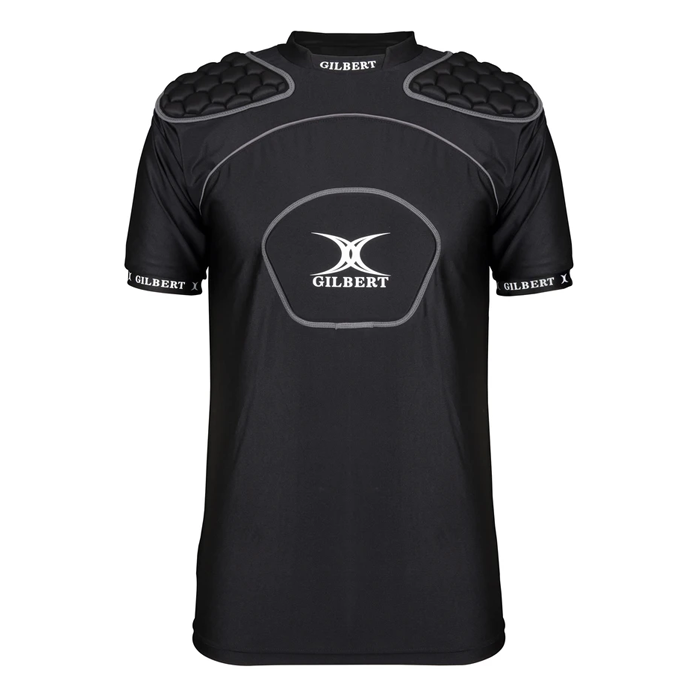 Epaulière Rugby Enfant Atomic V3 Noir/Charbon - Gilbert