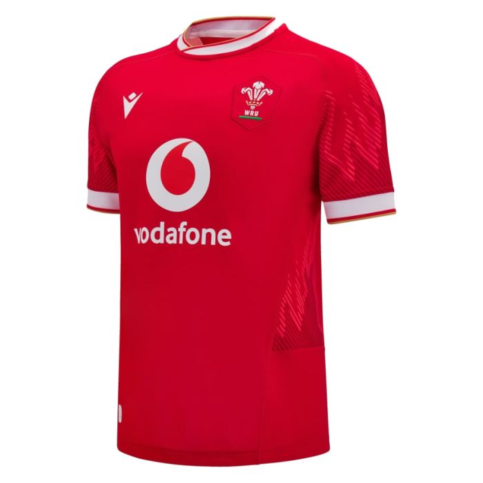 Maillot Domicile Pays De Galles 2024/25  - MACRON