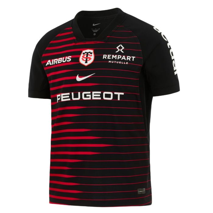 Maillot rugby Stade Toulousain domicile 2026-27 Nike noir rayures rouges