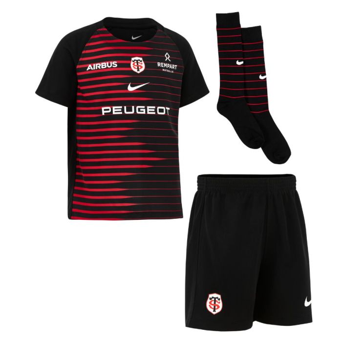 Ensemble complet maillot short chaussettes rugby enfant Toulouse Nike Dri-FIT
