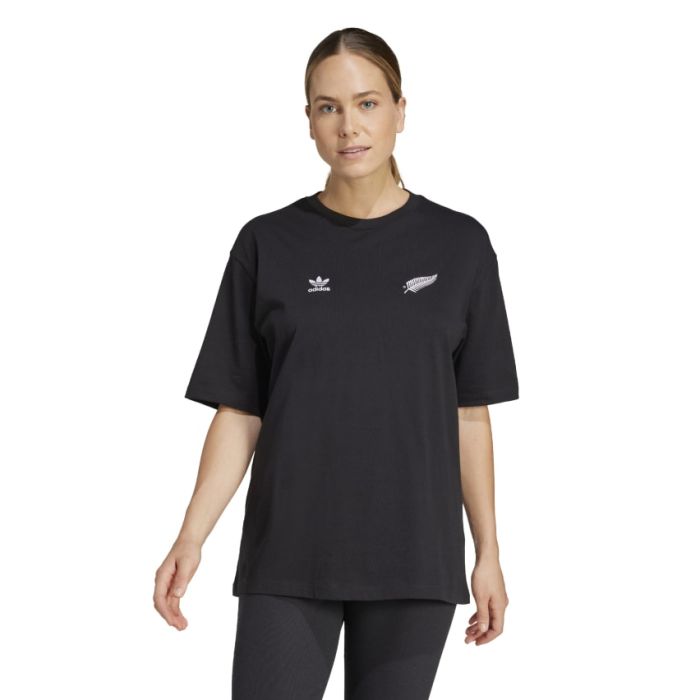 T-Shirt Rugby Noir Boyfriend All Blacks Original - Adidas
