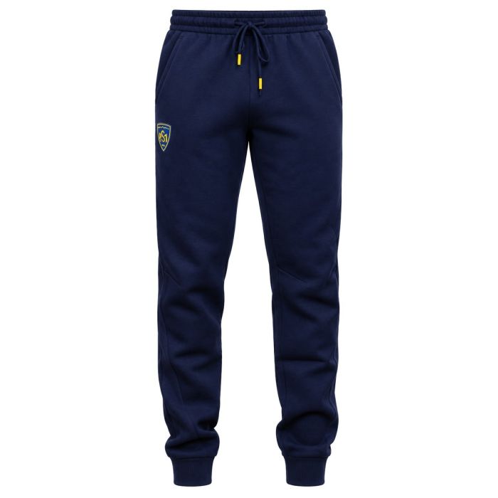 Jogging rugby ASM Clermont bleu marine Macron vue face