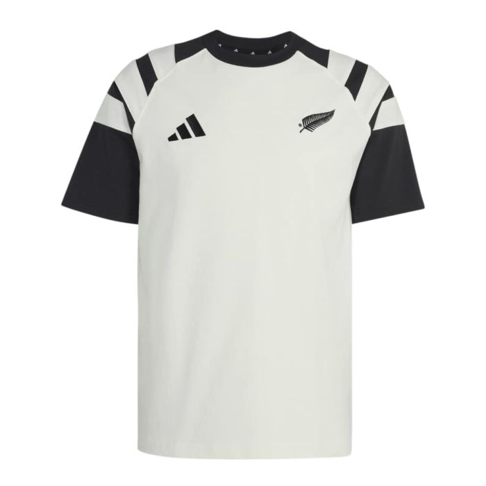 T-shirt Adidas All Blacks off white manches courtes