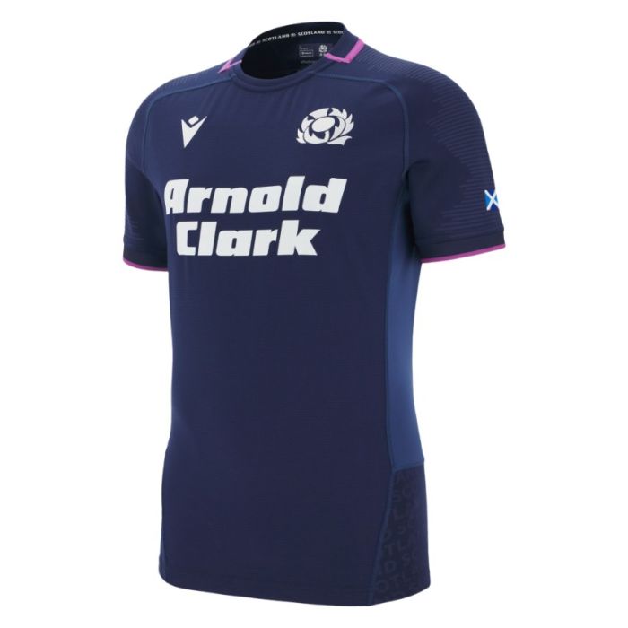 Maillot Rugby enfant Écosse Domicile Bleu Marine 2025/2026 - Macron
