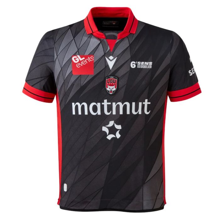 Maillot Rugby Enfant Lyon Lou Rugby Domicile 2025/2026 - Macron