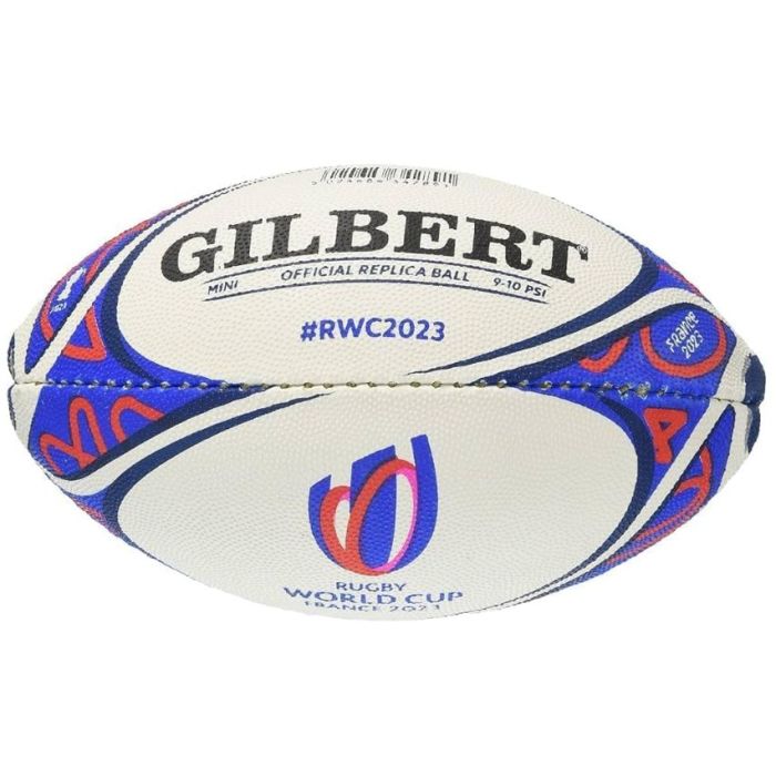 Mini-ballon rugby Gilbert Coupe du Monde 2023 graphisme mobius