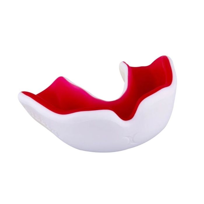 Protège-dents rugby junior Gilbert X Gel Plus blanc rouge thermoformable