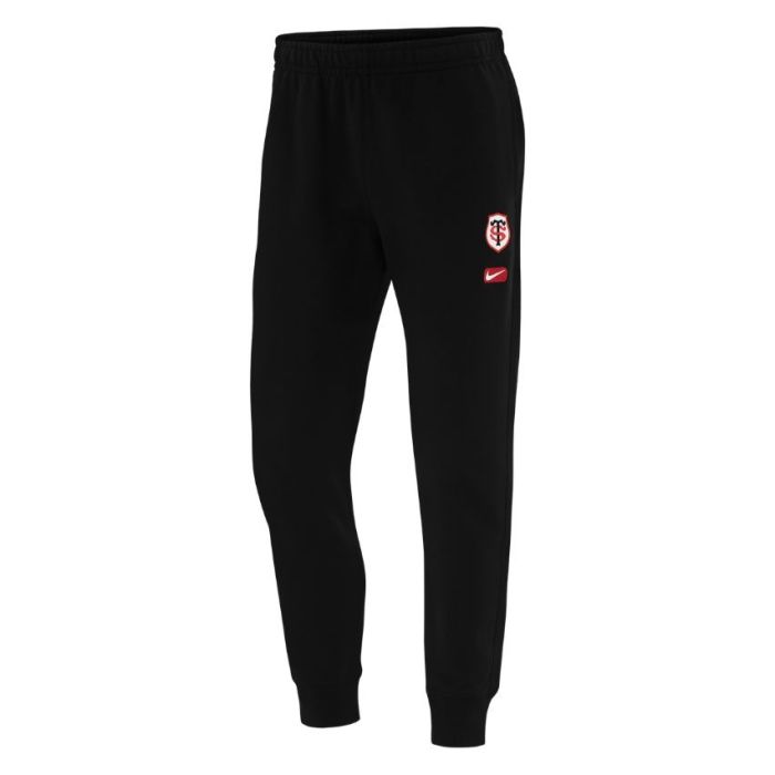 Jogging Stade Toulousain Nike noir homme écusson brodé cuisse gauche