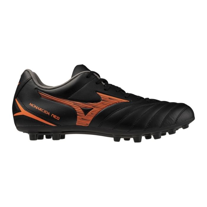Chaussure rugby Mizuno Monarcida Neo III FG noire orange semelle