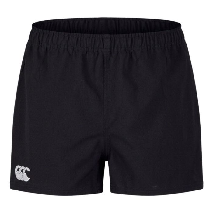 Short rugby Canterbury Players Drill noir senior vue face