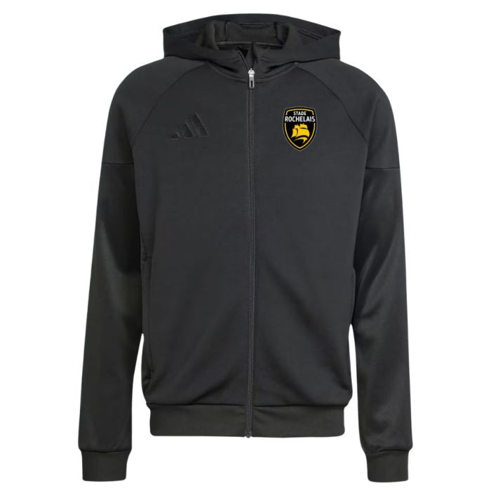 Sweat à Capuche Zippé Rugby La Rochelle 2025/2026 - Adidas