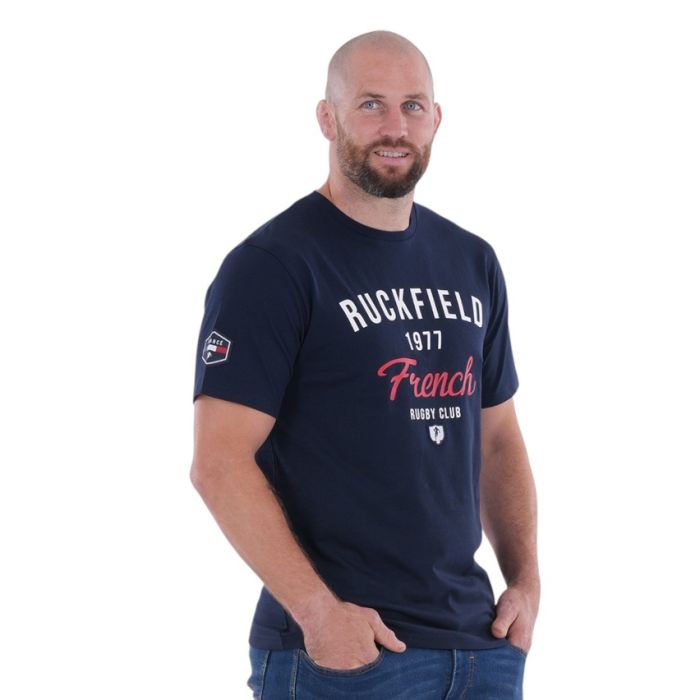 T-shirt à manches courtes French Rugby Club Marine - Ruckfield