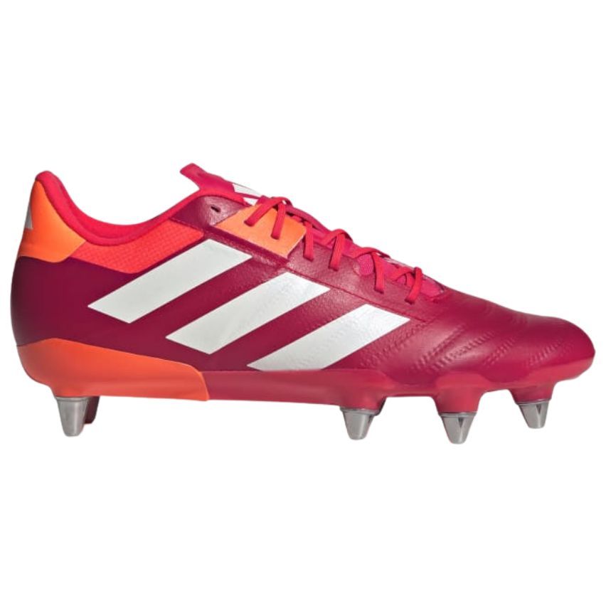 Chaussures Rugby Kakari SG/RS Crampons Vissés Terrain Gras Bordeaux - Adidas