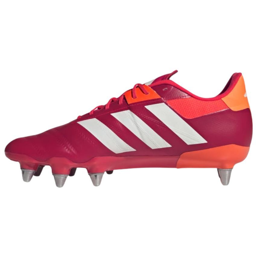 Chaussures Rugby Kakari SG/RS Crampons Vissés Terrain Gras Bordeaux - Adidas
