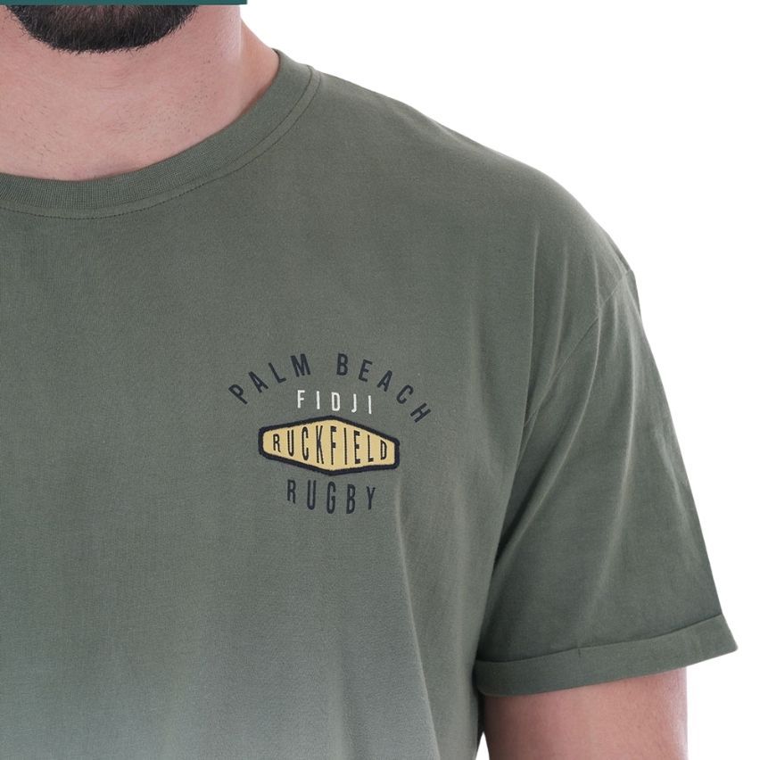 T-Shirt Rugby Palm Beach Oversize Kaki - Ruckfield