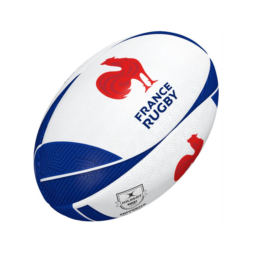 Ballon Rugby Supporter France FFR Taille 5- Gilbert
