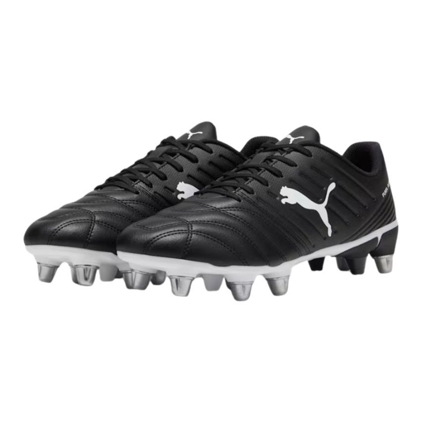 Chaussures Rugby Puma Avant Crampons Vissés Noir Terrain Gras - Puma