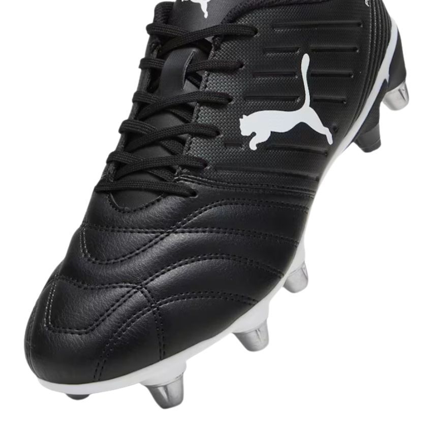 Chaussures Rugby Puma Avant Crampons Vissés Noir Terrain Gras - Puma