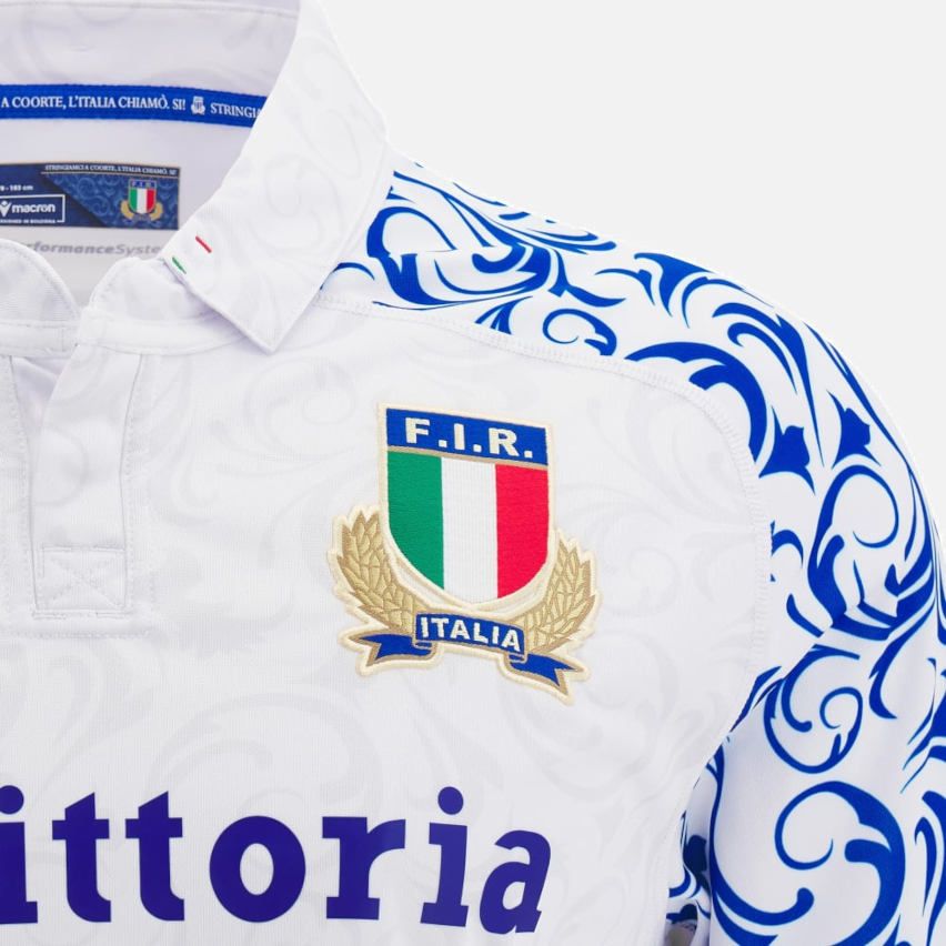 Maillot extérieur Fédération Italienne de Rugby 2024/25 - Macron