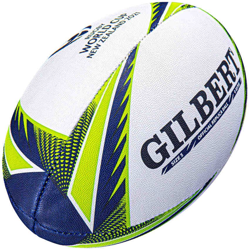 Ballon Gilbert Coupe du Monde Rugby 2023 Georgie T.5 Blanc/Rouge
