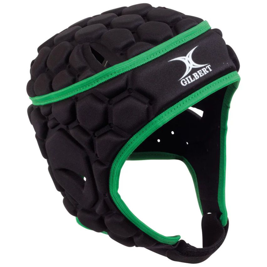 Casque rugby XP 250 NOIR/VERT Enfant - GILBERT