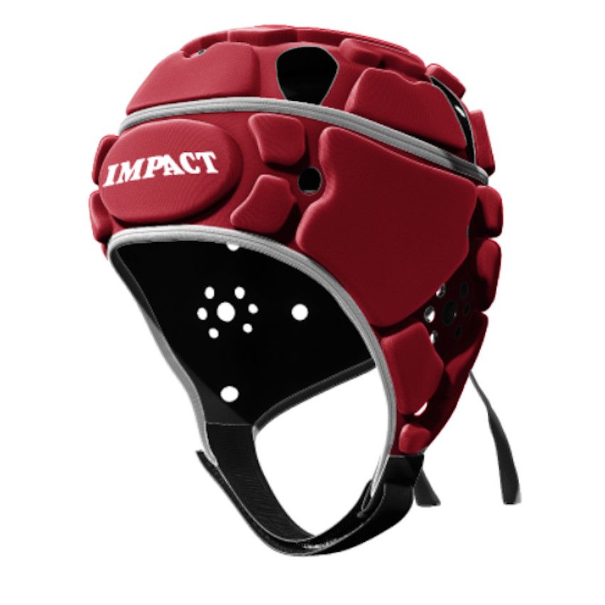 Casque Rugby Rouge - Impact Rugby