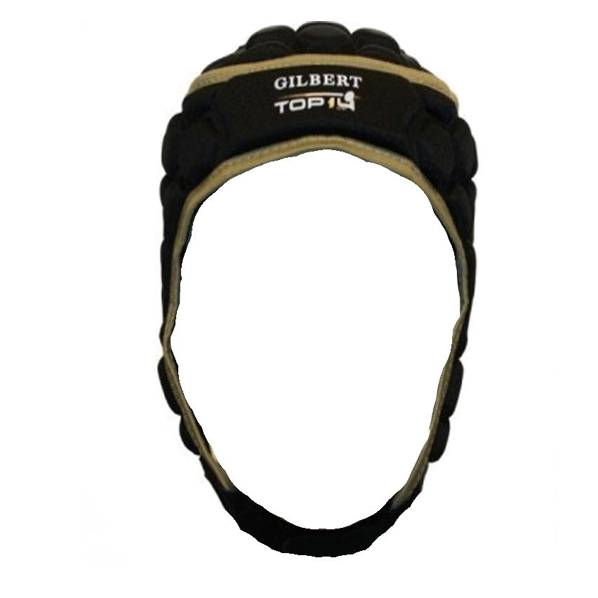 Casque Rugby Top 14 Noir et Or - Gilbert