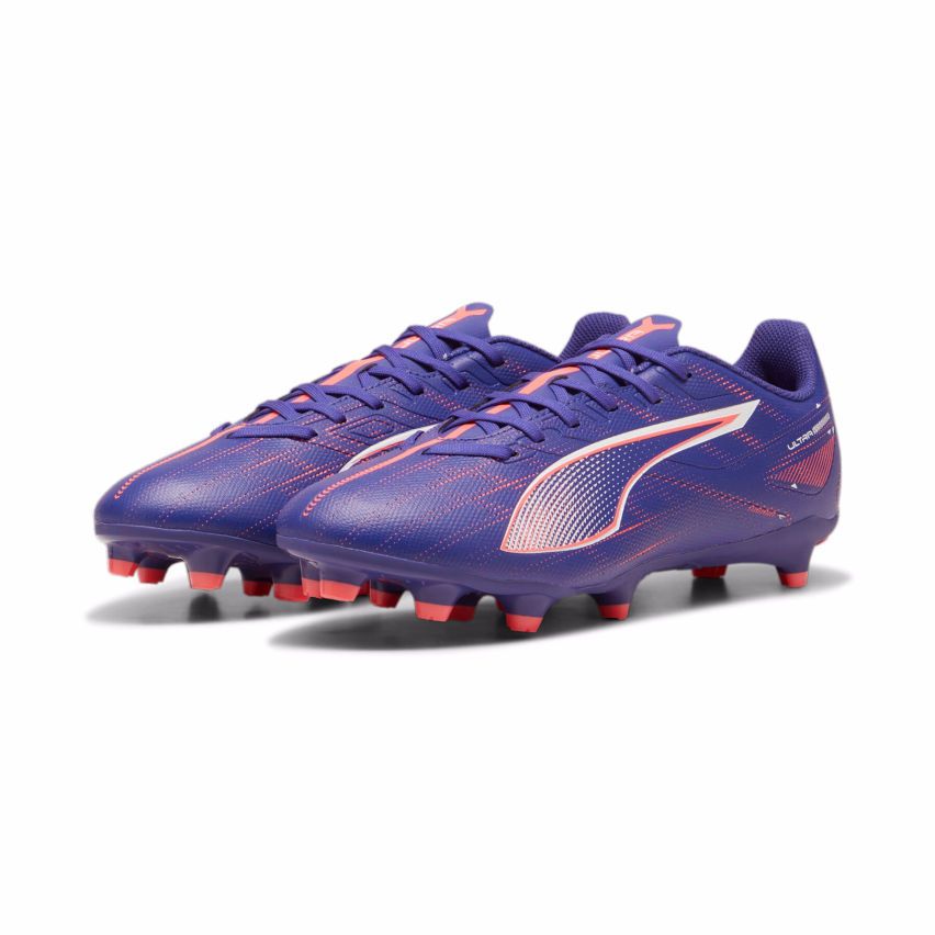 Chaussures Rugby Ultra 5 Play FG/AG Crampons Moulés Terrain Sec Violet - Puma