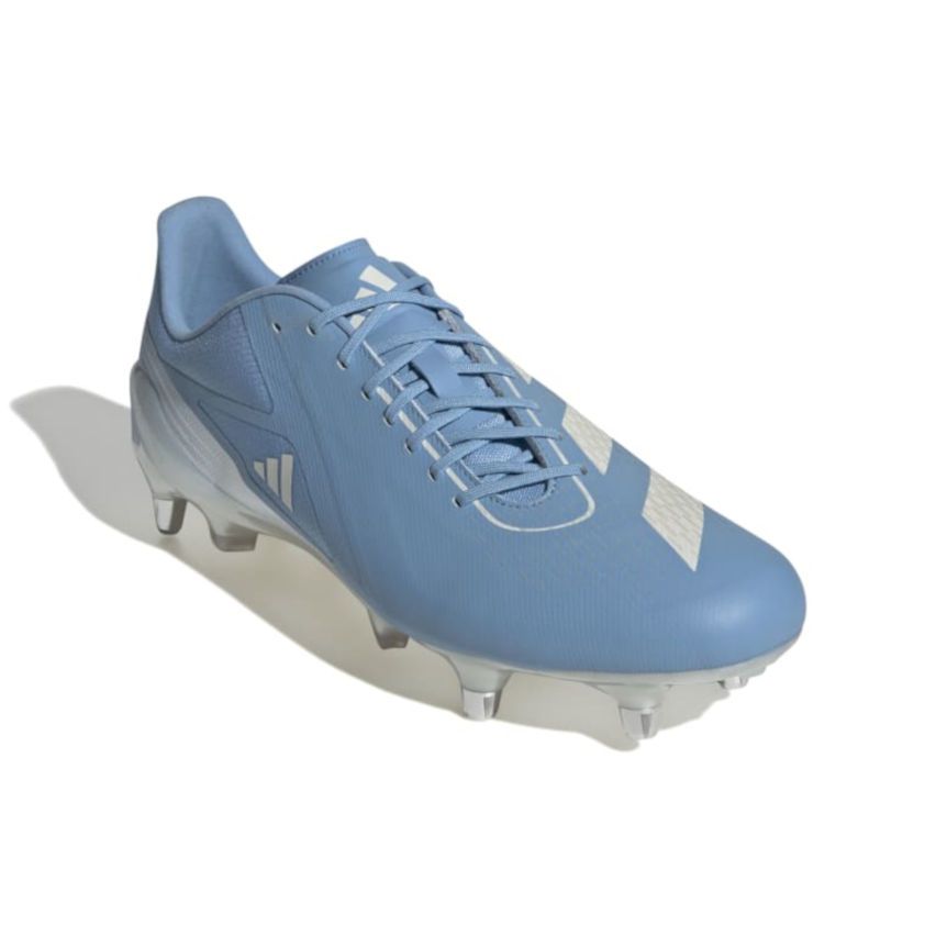 Chaussures Rugby RS15 Pro SG Crampons Hybrides Tout Terrain Bleu Ciel - Adidas