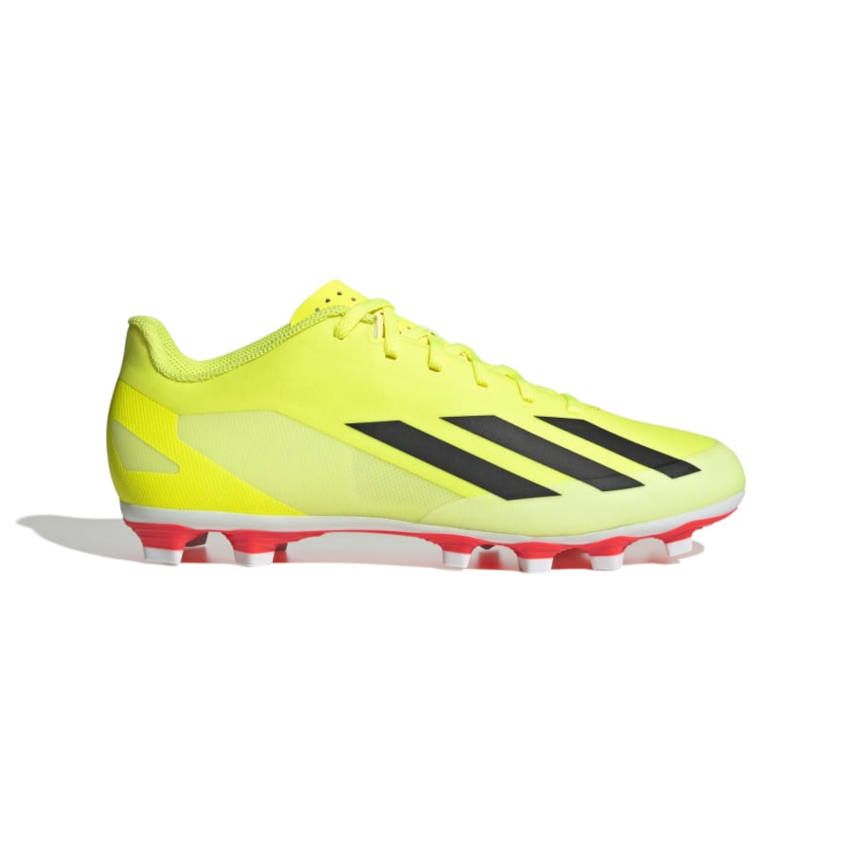 Chaussures Rugby CrazyFast Club FG Crampons Moules Terrain Sec Jaune Adidas boutique rugby