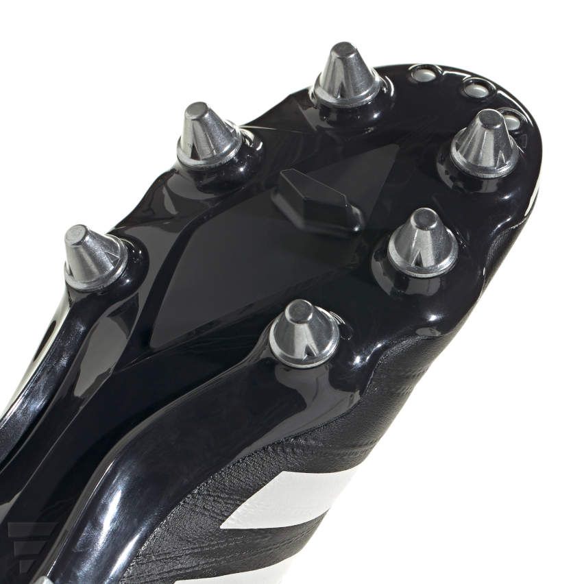 Chaussures Rugby Kakari SG Crampons Vissés Terrain Gras Noir - Adidas