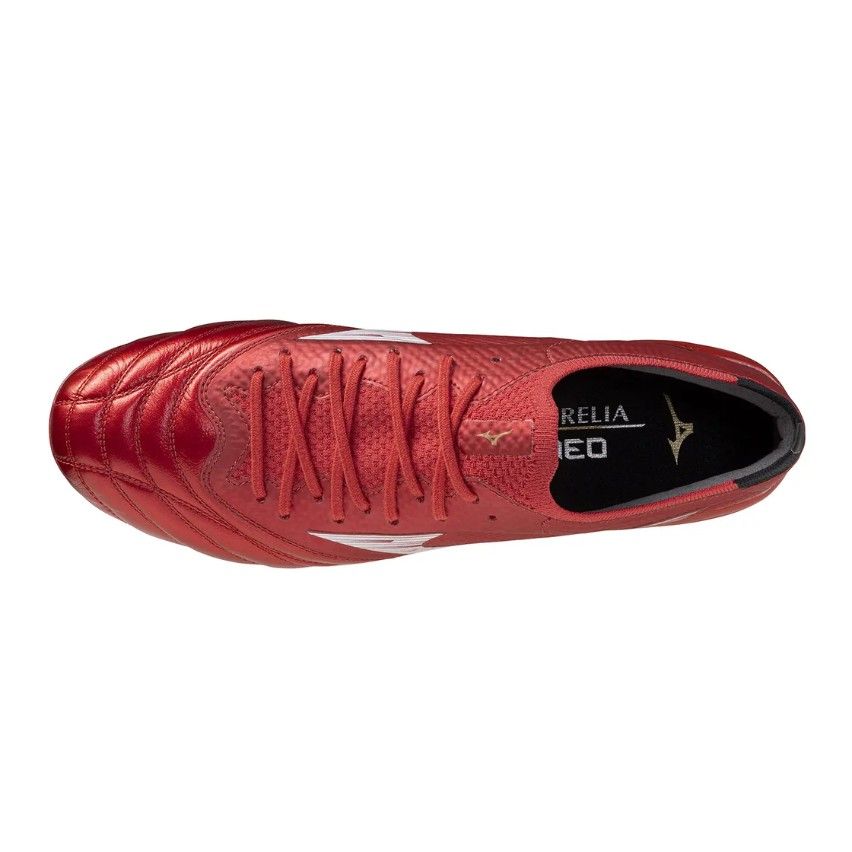 Chaussures Rugby MORELIA NEO BETA ELITE MIX Crampons Hybrides Rouge - Mizuno