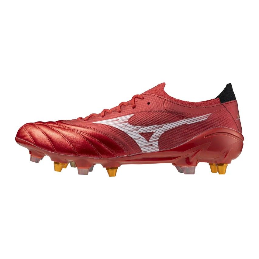 Chaussures Rugby MORELIA NEO BETA ELITE MIX Crampons Hybrides Rouge - Mizuno