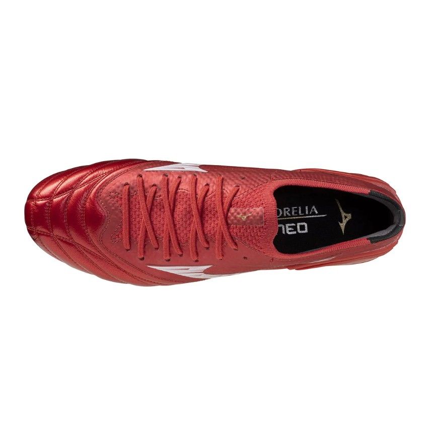 Chaussures rugby MORELIA Neo Beta Elite SI Crampons Vissées Rouge - Mizuno