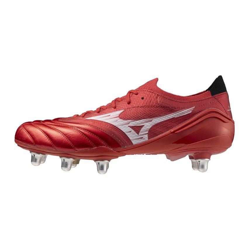Chaussures rugby MORELIA Neo Beta Elite SI Crampons Vissées Rouge - Mizuno