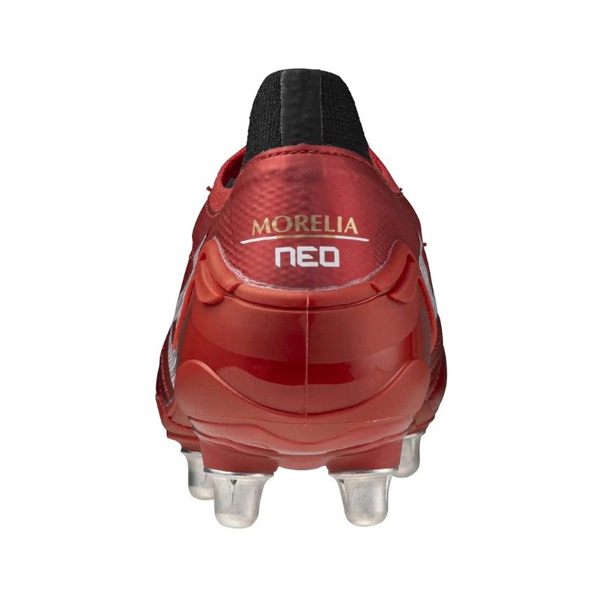 Chaussures rugby MORELIA Neo Beta Elite SI Crampons Vissées Rouge - Mizuno