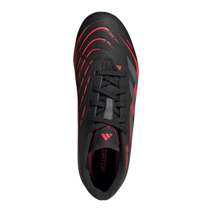 Chaussures Rugby Enfant Predator League SG Hybrides Noir Rouge - Adidas